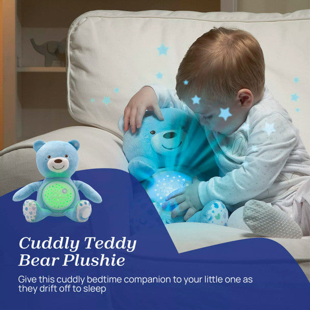 Chicco First Dreams Baby Bear Plush and Projector – Soothing Night Light Teddy