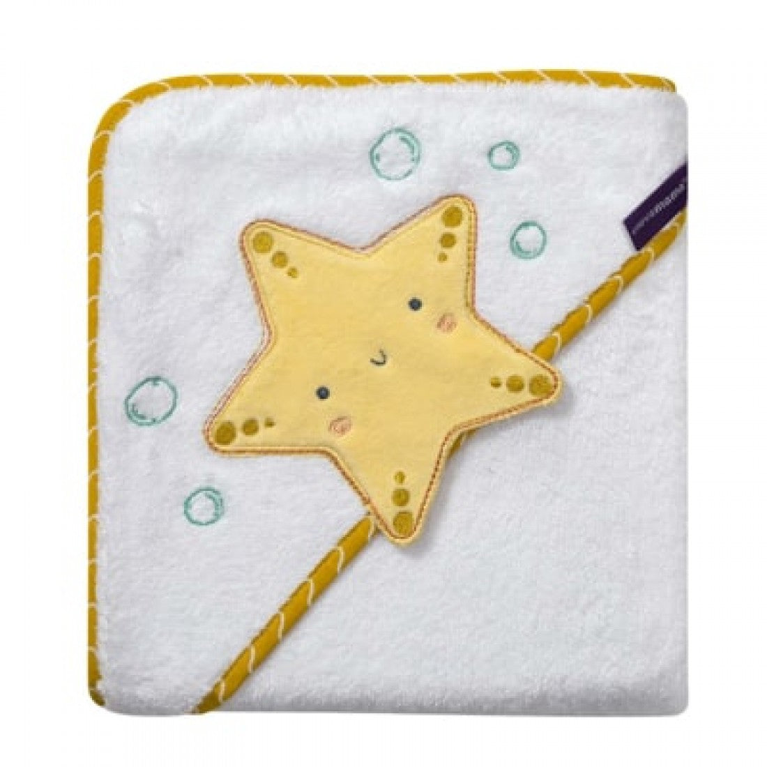 Clevamama Apron Baby Bath Towel – Soft Hooded Towel, Many Designs