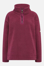 Ladies Coast Half Zip Fleece - Berry