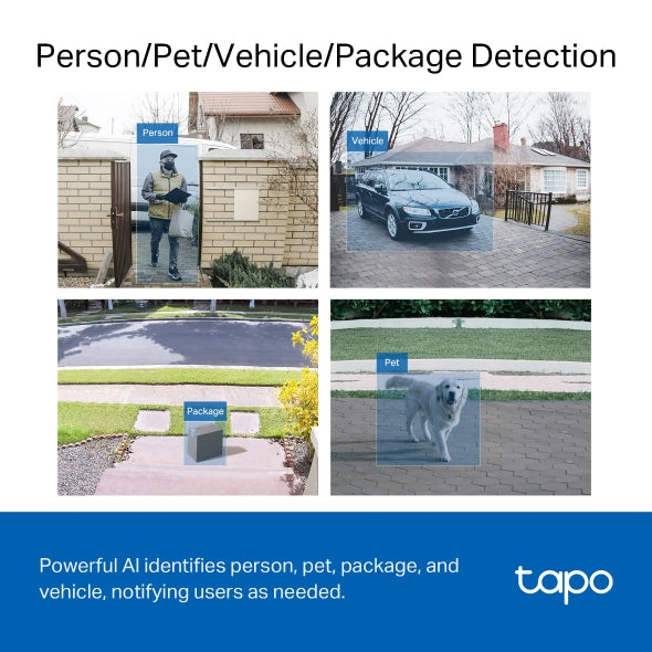 Tapo D230S1 Smart Video Doorbell – 2K 5MP, Battery, AI Detection