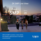 Tapo D230S1 Smart Video Doorbell – 2K 5MP, Battery, AI Detection