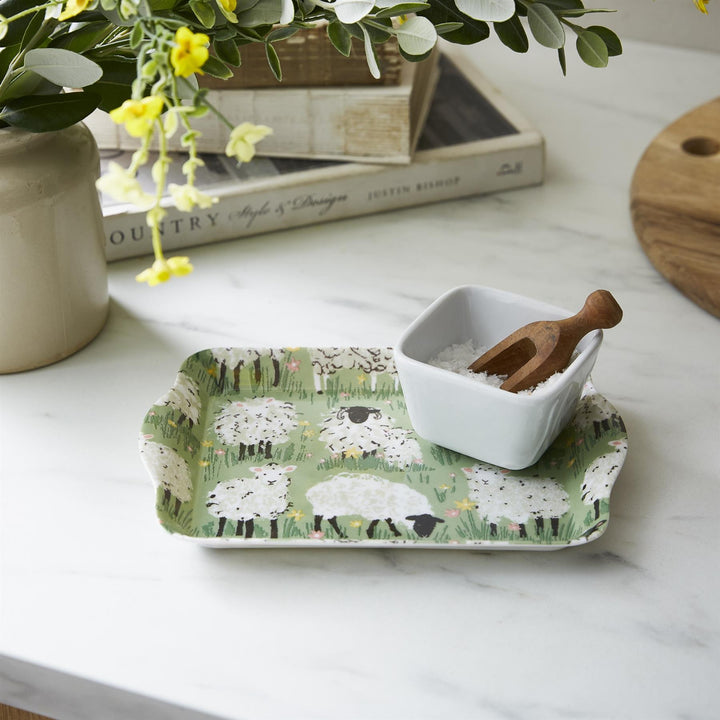 Woolly Sheep Tray - Scatter One Size in Green - Flemings Department Store