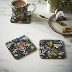 Finch & Flower Coasters - 4 Pack One Size in Navy - Flemings Department Store
