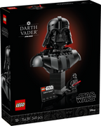 LEGO Darth Vader set packaging with branding and product details.