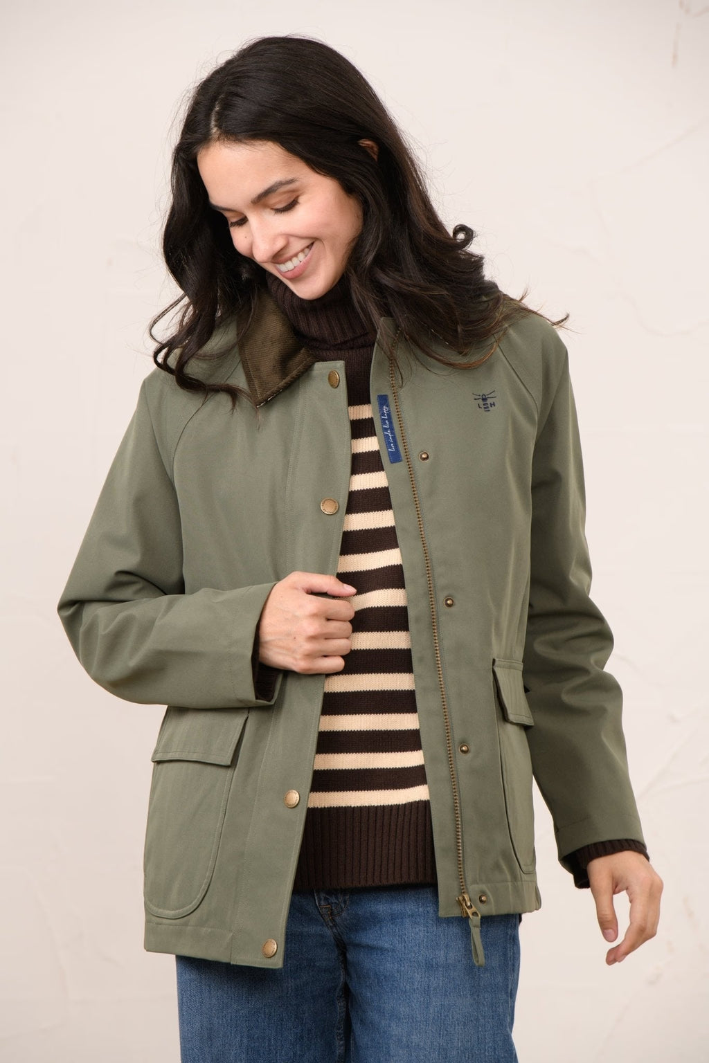 Ladies Devon Coat - Olivine