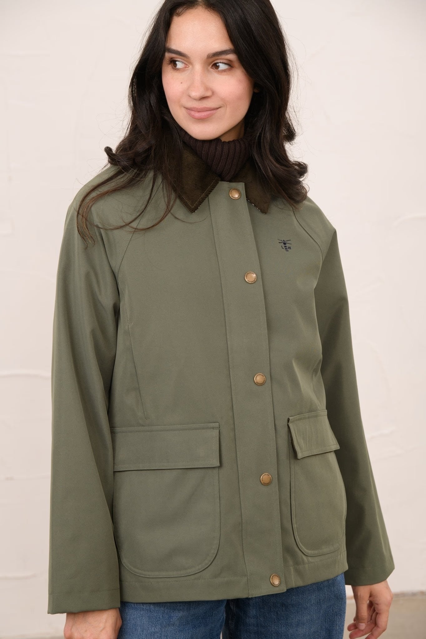 Ladies Devon Coat - Olivine