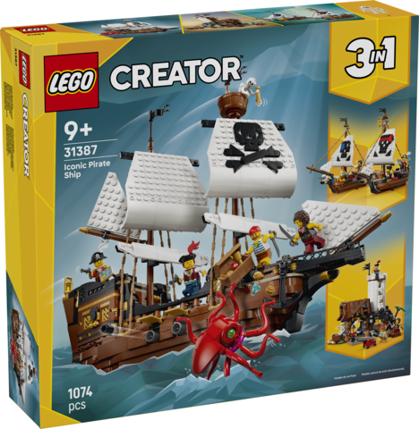LEGO Iconic Pirate Ship 31387 – product image 3