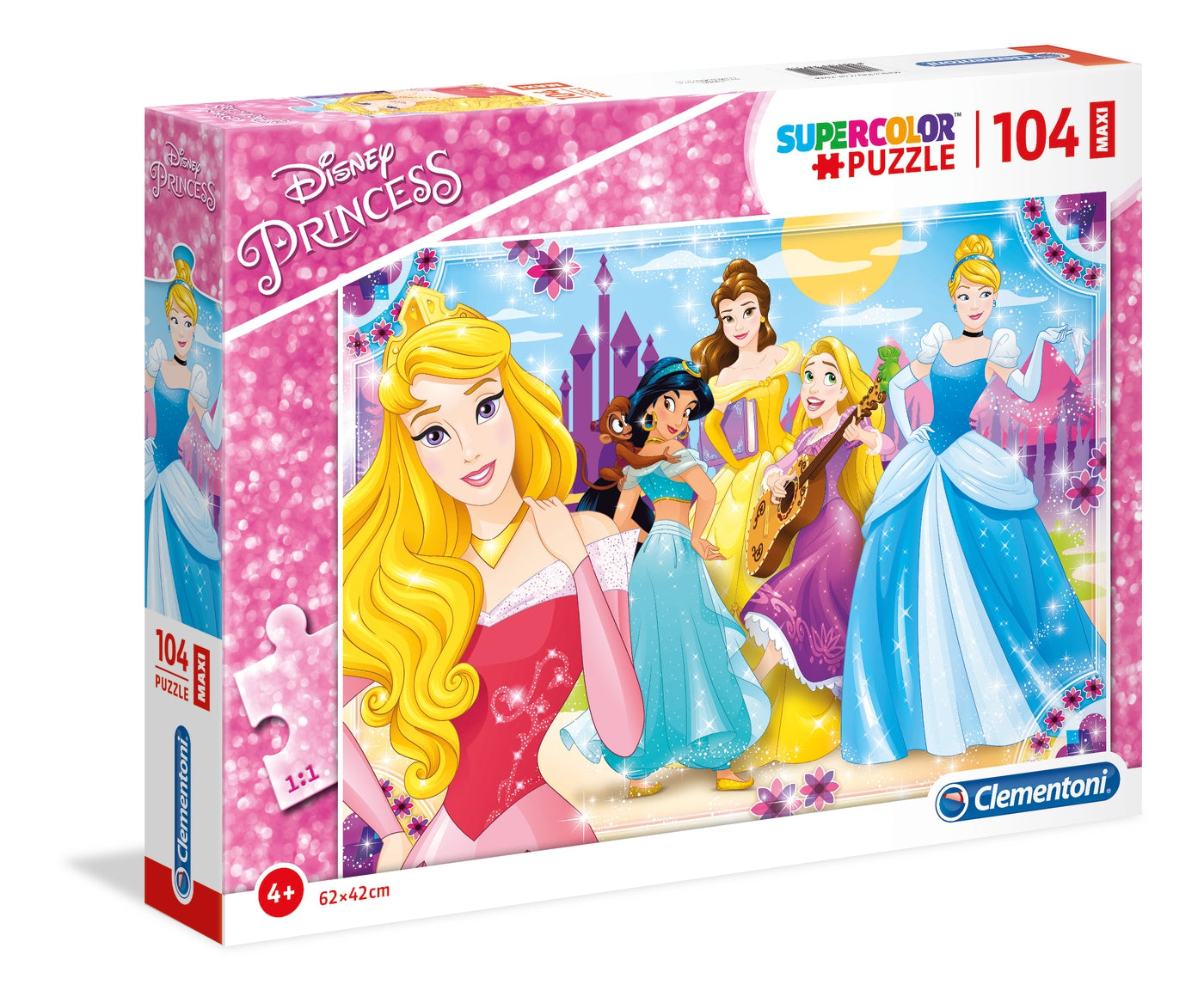 Clementoni Supercolor Disney Princess Jigsaw Puzzle – 104 Piece