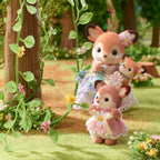 Sylvanian Families Deer Babies - Floral Swing Set - image 8