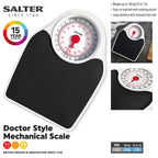 Doctor Style Mechanical Bathroom Scale - White - Flemings Department Store