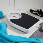 Doctor Style Mechanical Bathroom Scale - White - Flemings Department Store