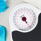 Doctor Style Mechanical Bathroom Scale - White - Flemings Department Store