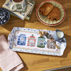 Tea Tins Tray - Small One Size in Multi - Flemings Department Store