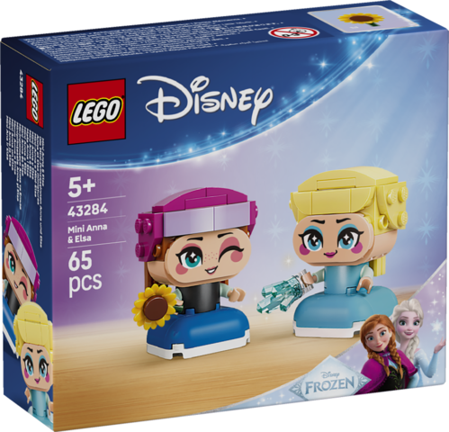 LEGO Disney Frozen set packaging with mini figures of Anna and Elsa.