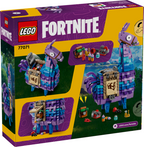 LEGO Fortnite Llama set packaging with purple and blue llama design.