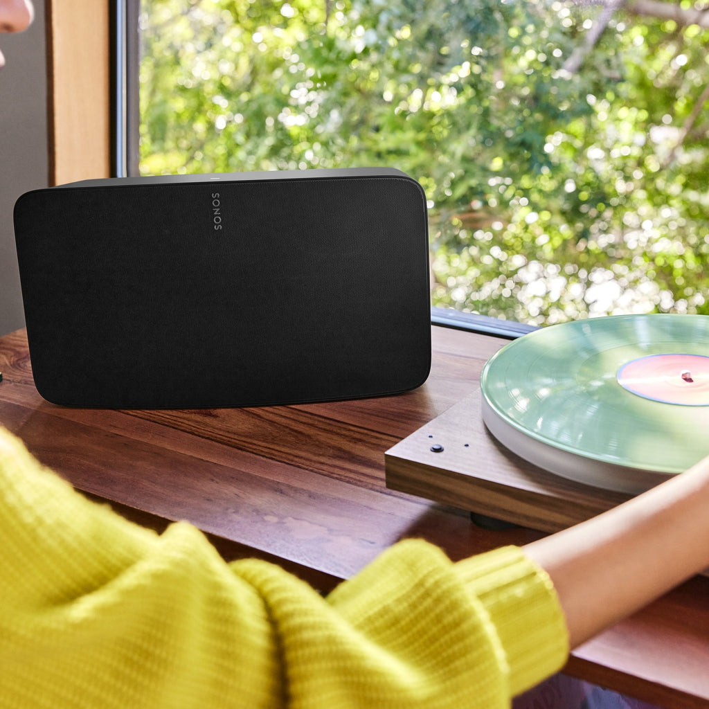 Sonos Five High-Fidelity Wireless Speaker in Black – view 9