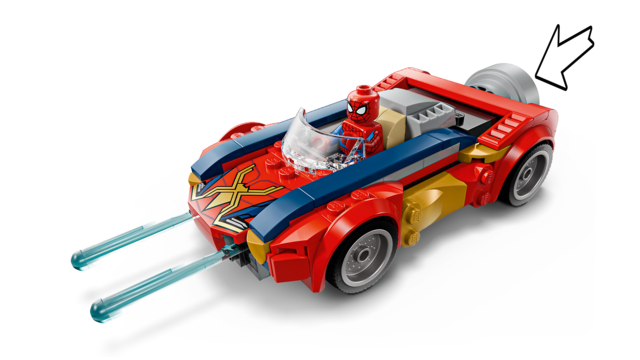 LEGO Spider-Man Car vs. Venomized Wolverine 76336