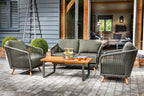 Hartman Eden 2 Seater Lounge Set in Juniper | Luxury Garden Seating