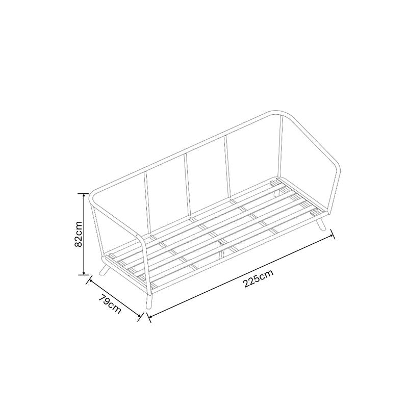 Hartman Eden 3 Seat Lounge Set (Juniper)