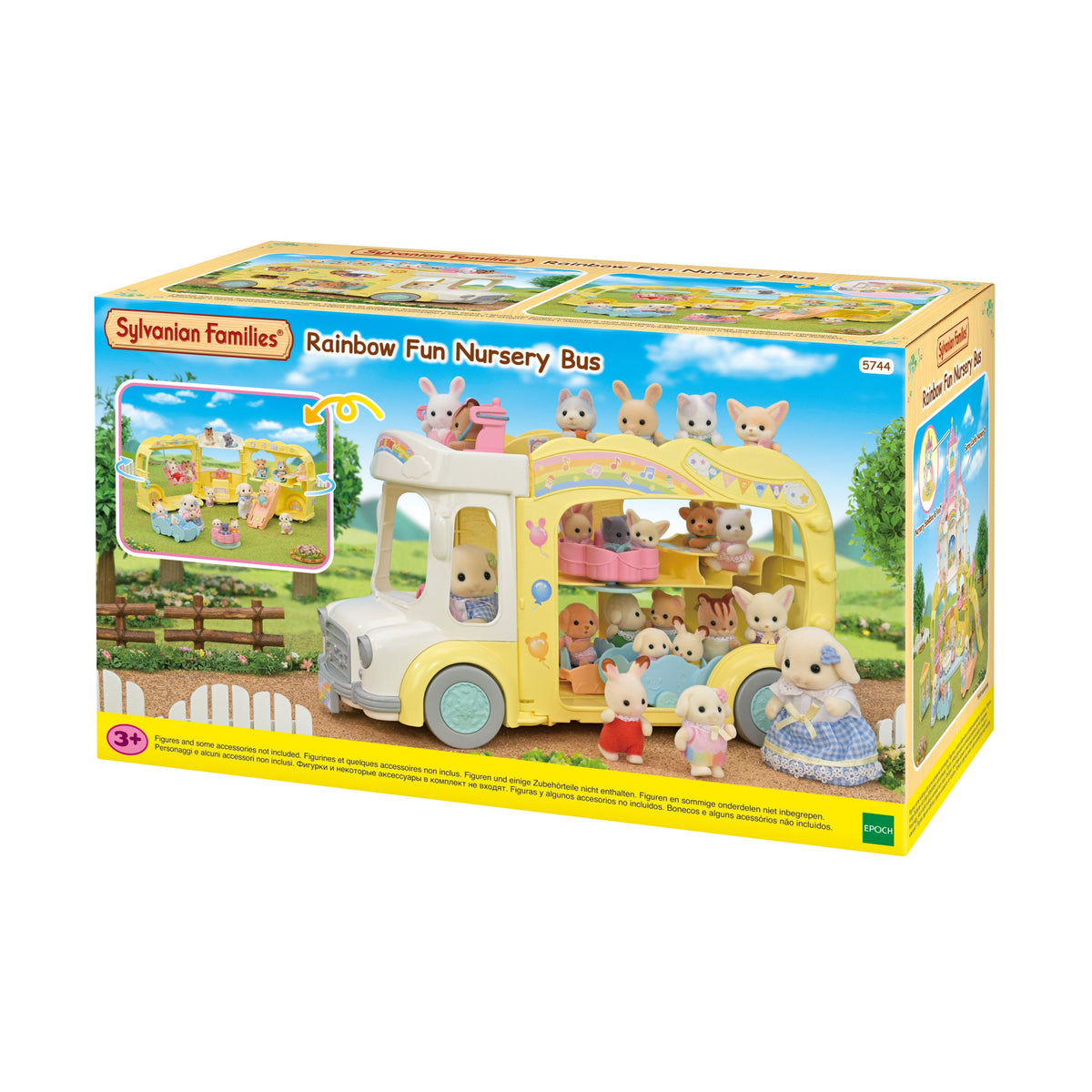 Sylvanian Families Rainbow Fun Nursery Bus - image 6