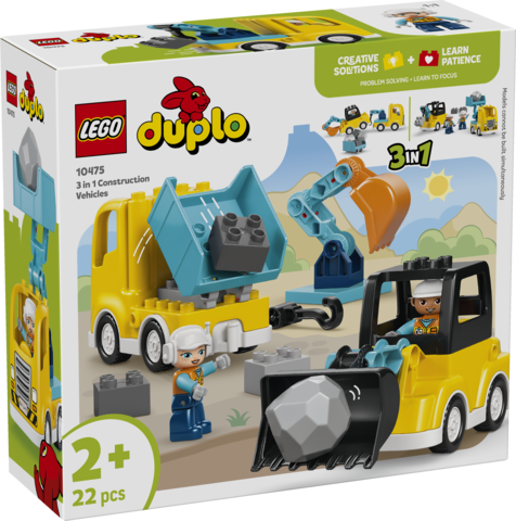 LEGO 3 in 1 Construction Vehicles 10475 – product image 2