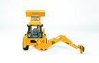 Bruder 1:16 scale JCB backhoe loader with swivel seat and stabilizer legs