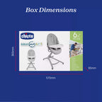 Chicco Baby Hug 4-in-1 Meal Kit – Highchair Tray and Seat Cover Set
