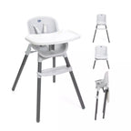 Chicco Zest 3-in-1 Folding Highchair – Moon Grey High Chair