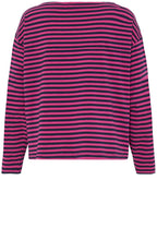 Fransa FRSIVA Top - Very Berry & Navy Striped