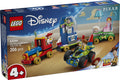 LEGO Disney & Pixar Toy Story Celebration Train & RC Car set 43264 with Woody, Jessie, Bo Peep and Buzz Lightyear, train engine, two wagons and remote‑control car