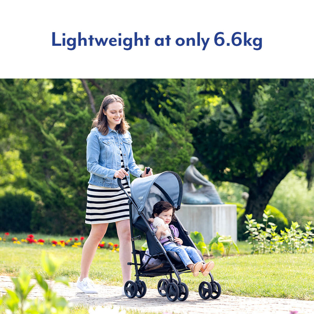 Graco EZLite Lightweight Travel Stroller – Compact Easy Fold Pushchair
