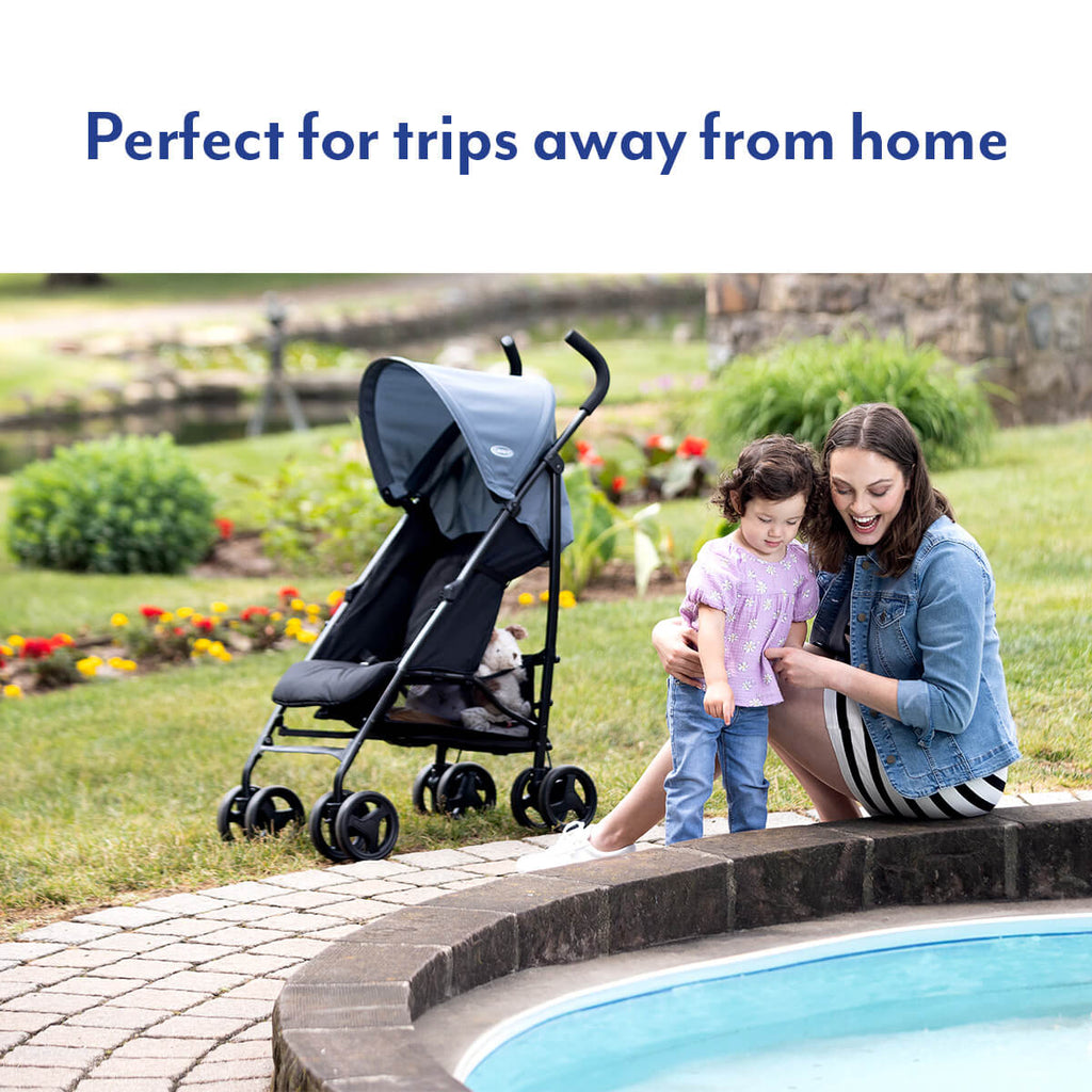 Graco EZLite Lightweight Travel Stroller – Compact Easy Fold Pushchair