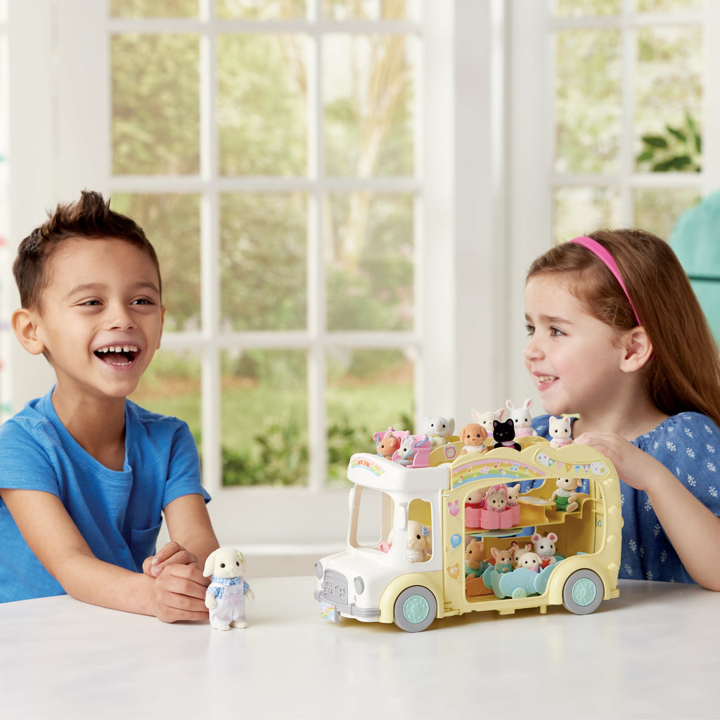 Sylvanian Families Rainbow Fun Nursery Bus - image 3
