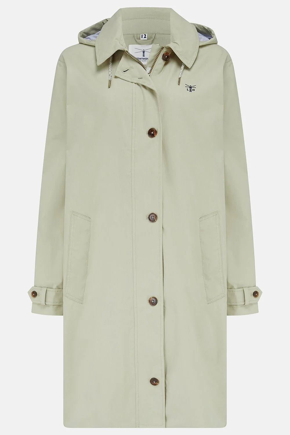 Lighthouse - Hallie Coat (Clay) | Waterproof Cotton-Rich Raincoat