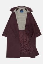 Ladies Harper Trench Coat - Damson