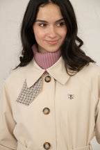 Harper Trench Coat Stone - image 4