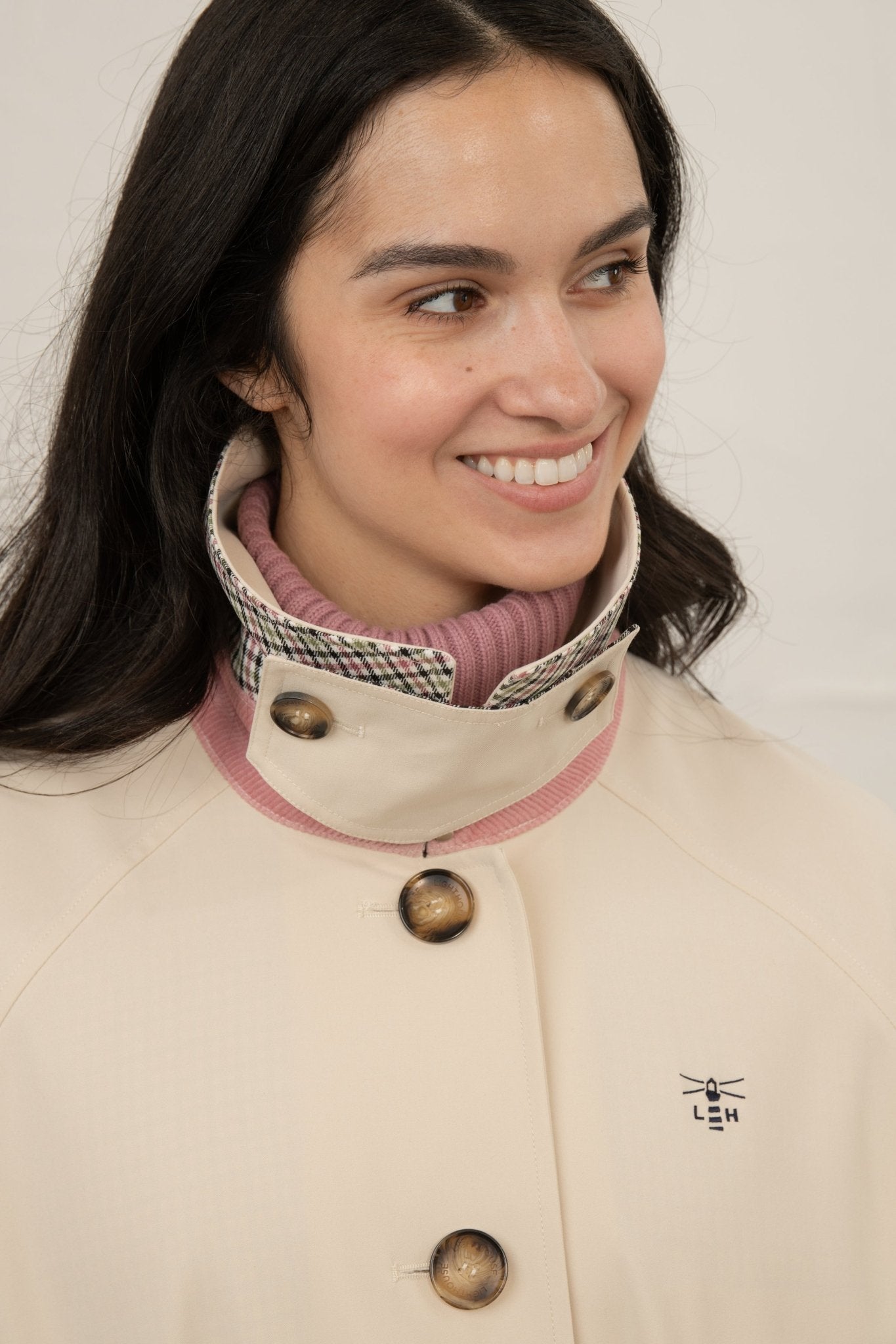 Harper Trench Coat Stone - image 8