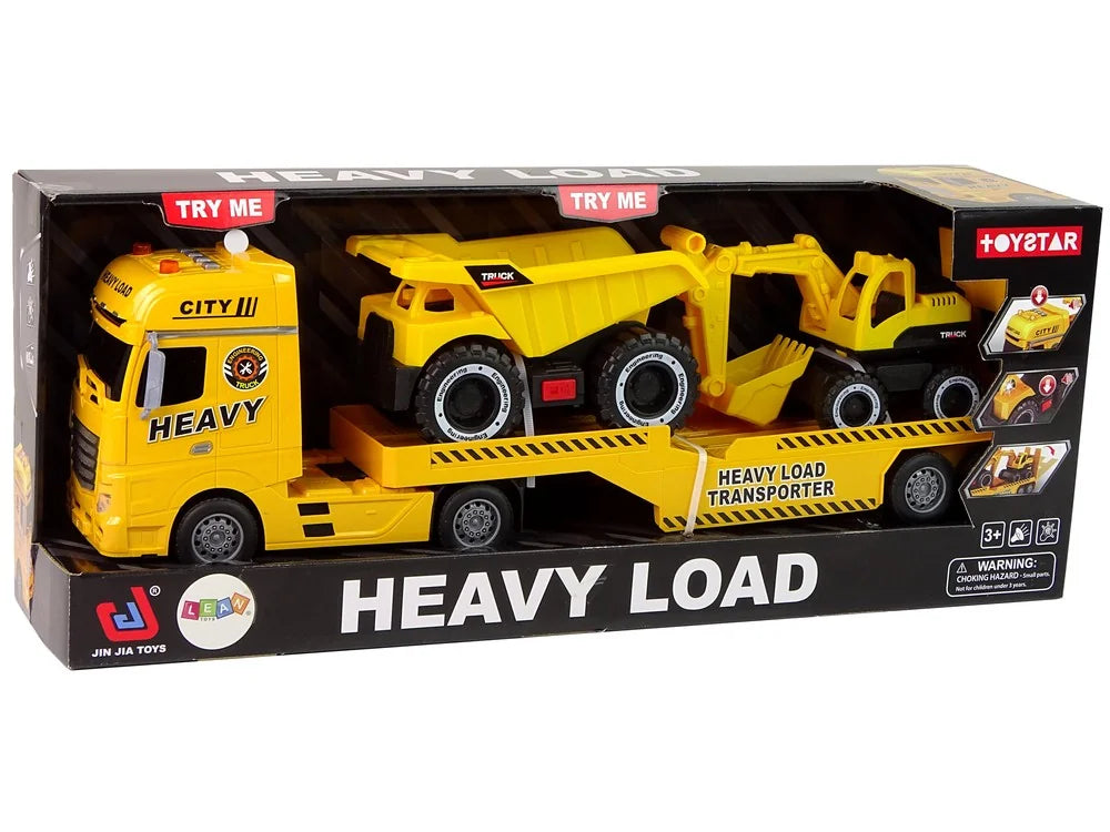 Heavy Load Transporter Toy Set with Lights & Sounds