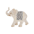 Hibiscus Carved Elephant Ornament Large - Flemings Department Store