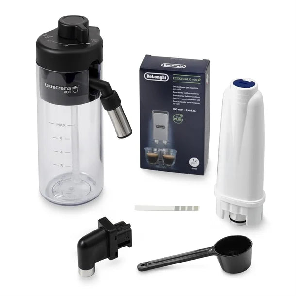 De'Longhi Magnifica Plus Bean to Cup Coffee Machine – 13 One-Touch Drinks, LatteCrema System