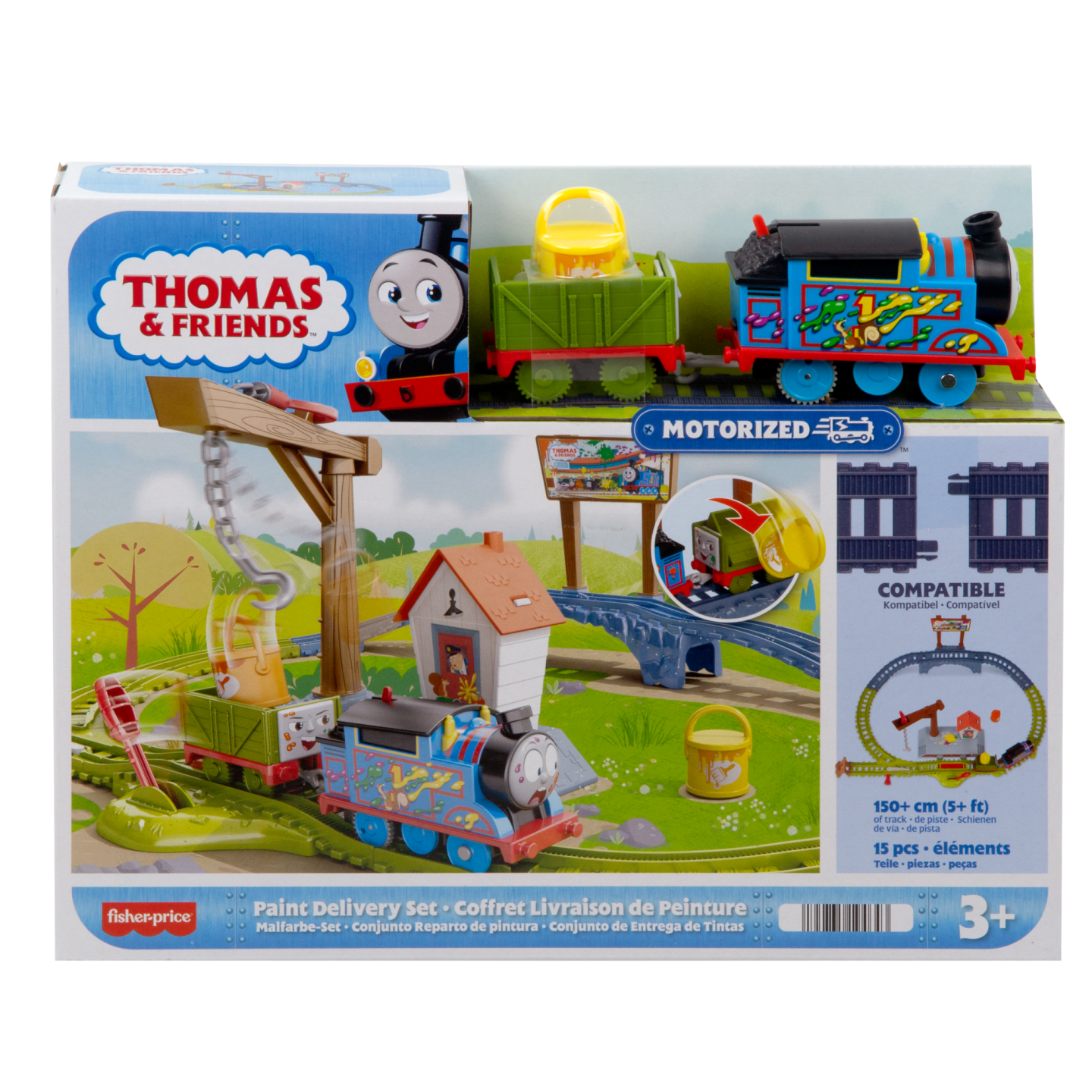 Thomas and His Friends - Paint Delivery Box - Circuit to Build - Ages 3 and up - Flemings Department Store