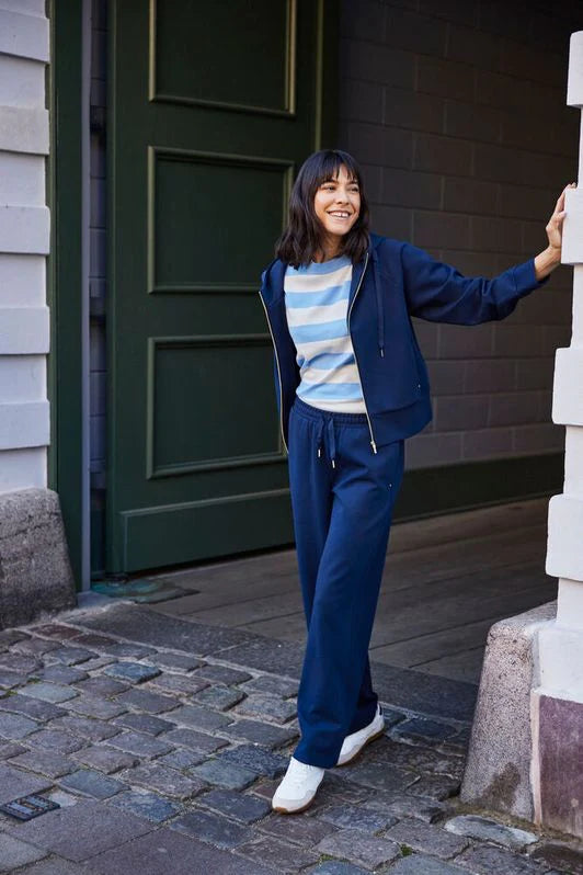 Fransa FRPRIYA Zip Hoodie - Navy Blazer