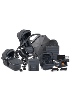 Peach 7 Pushchair and Carrycot - Complete Car Seat Bundle