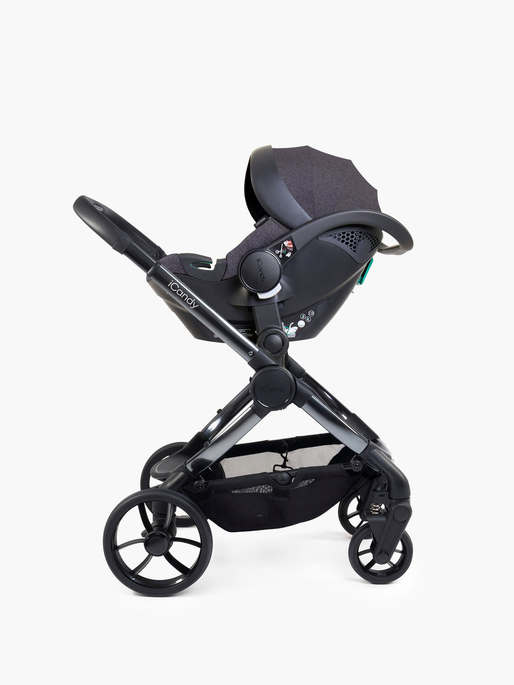 Peach 7 Pushchair and Carrycot - Complete Car Seat Bundle