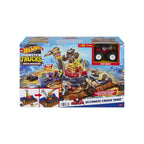Hot Wheels Monster Trucks Arena Smashers Bone Shaker Ultimate Crush Yard Playset