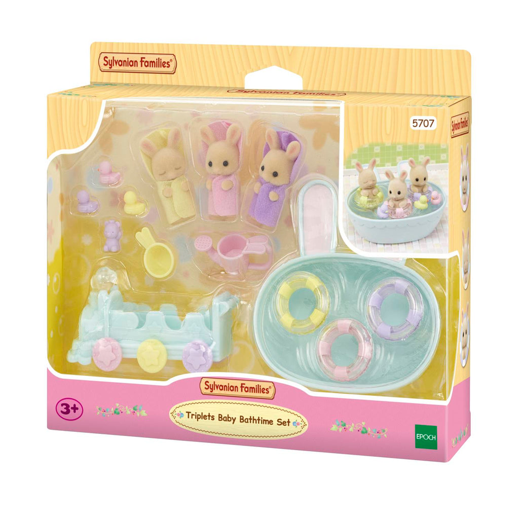 Sylvanian Families Triplets Baby Bathtime Set - image 5