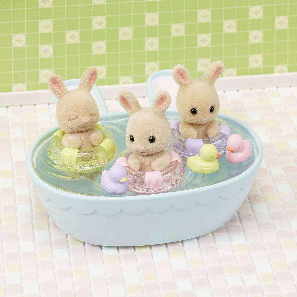 Sylvanian Families Triplets Baby Bathtime Set - image 3