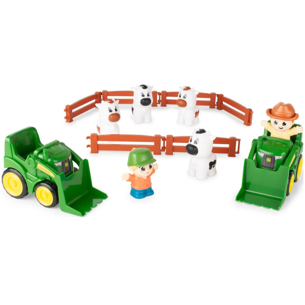 John Deere Kids The Cows Are Out! Farm Set