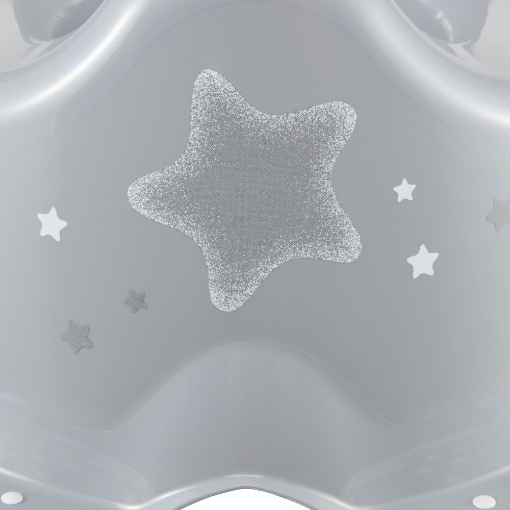 Keeper Non-Slip Toilet Trainer Seat – White and Gray Star