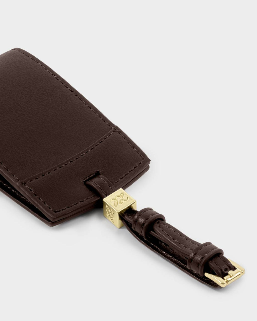 Luggage Tag 'Ready For Takeoff' in Chocolate